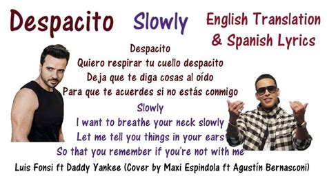 lyrics of song despacito|More.